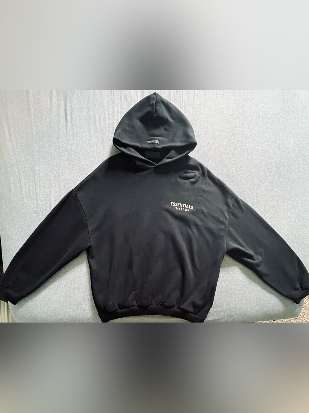 Fear of God Essentials Black Fleece Hoodie II FW24 - Picture 3 of 4